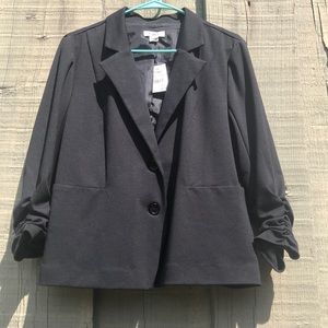 Cato NWT black knit blazer